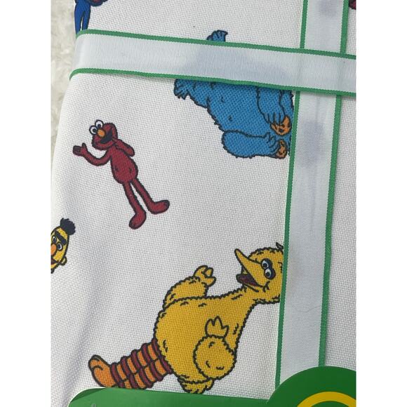 Sesame Street Kitchen Tablecloth Elmo Big Bird Cookie Monster 70 Inch Round NEW - Picture 3 of 11